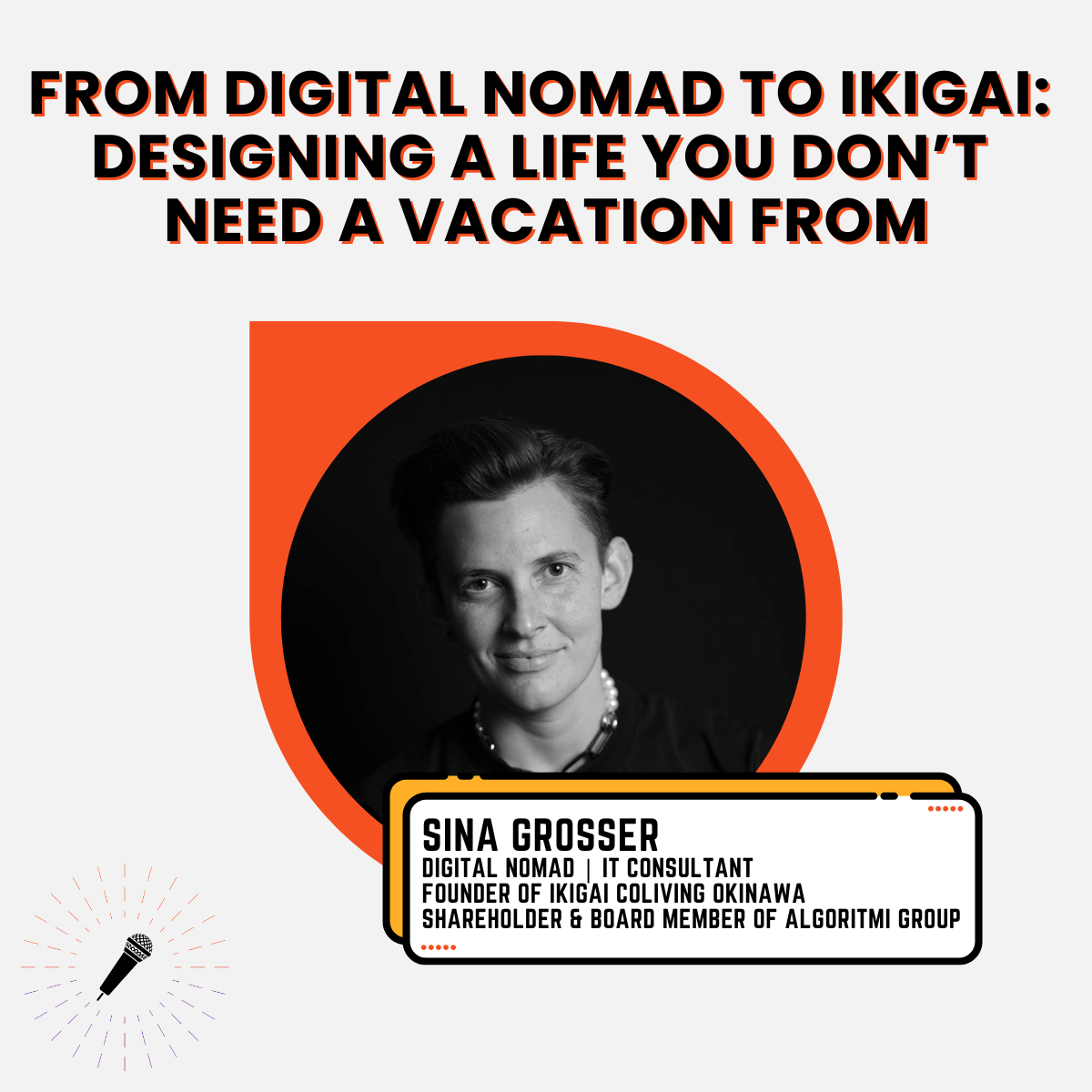 Ikigai Coliving Okinawa, poster